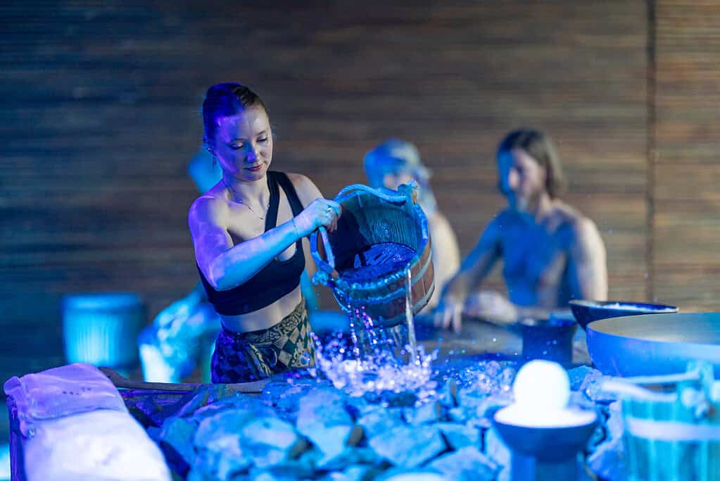 spiritueel in de sauna